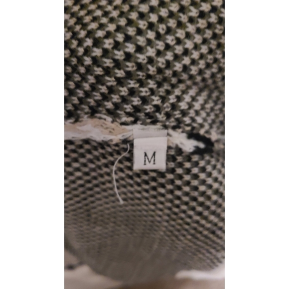 Aztec tribal long open cardigan sweater medium large - Picture 5 of 5